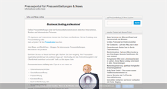 Desktop Screenshot of pressemitteilungen-news.de